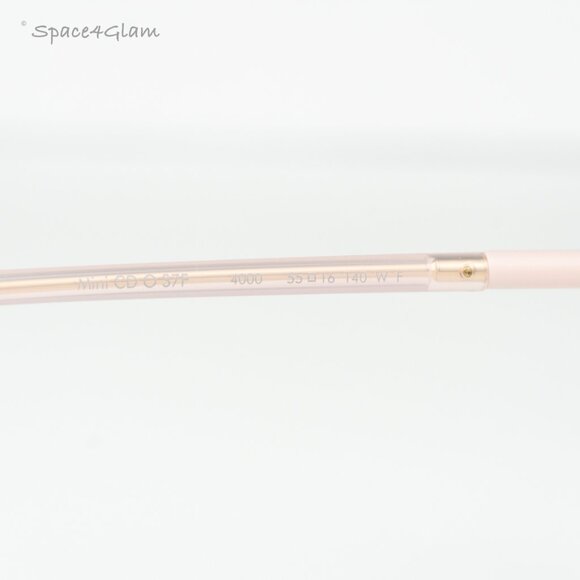 Dior Women Eyeglasses Shiny Pink Demo Square MINI CD O S7F 4000 BRAND NEW - Picture 6 of 9